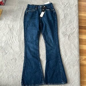 Forever 21 Curved Flare Jeans